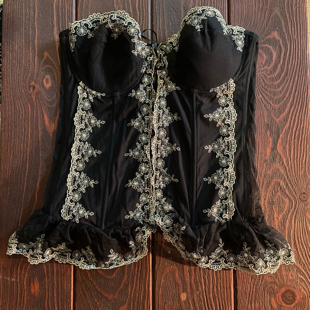 Lightly used, La Vie en Rose bustier.